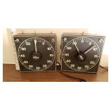 2 CRA Lab Darkroom Photographic Timers
