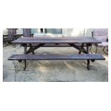 8ft. Older Wooden Picnic Table