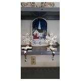 Stocking Holders and Hand Stenciled Slate