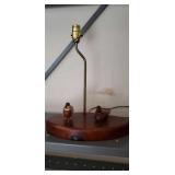 Edgecomb Handcarved Duck Lamp