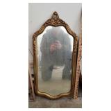 28" Very Early Ornate Mirror