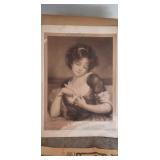 "Tenderness" Early Risque Artist Proof Etching