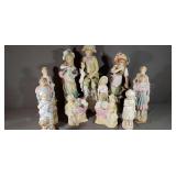 Full Collection Of Vintage Ceramic Sculptures