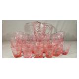Vintage Pink Depression Designer Party Set