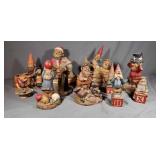 Thomas Clark Pecan Resin Statues, Full Collection