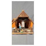 Small Wooden German Made Weather Station