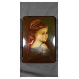 AMAZING!!! Hand Painted Russian Jewelry Box