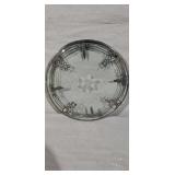 Sterling Silver Over Glass Trivet