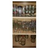 Complete Set of Christmas Serving Glasses