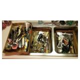 3 Boxes Of Kitchen Utensils