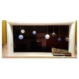 7 Handblown Colorful Ornamental Globes