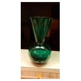 13in. Large Green Vase