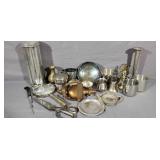 Silverplate and Brass Lot
