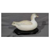 EXCELLENT 8in. Duck Sculpture, Bisque