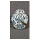 Goldimari Handpainted Oriental Urn