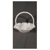 Fenton Milkglass Basket