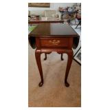 Hammary Solid Cherry Double Drop Leaf Side Table,