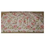 Large Queen Size Quilted Bed Spread, Matching