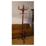 6ft. Hall Tree Coat Tack, Very Nice