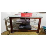 Modern Television Entertainment Stand, 2 DVD VCR