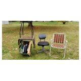 2 Tables, 2 Chairs, Leaf Vacuum Parts