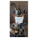 Bucket Full, Reciprocating Saw, Drill