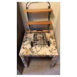 Table, Shelf and Hand Cart