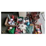 Large Lot Of Christmas Decor