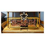 New Castle Brown Ale Advertising Neon, Does Not
