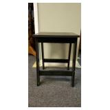 Small Black End Table, Modern