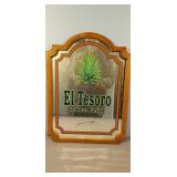 El Tesoro Beer Advertising Mirror
