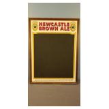 Vintage New Castle Brown Ale Chalk Menu Board