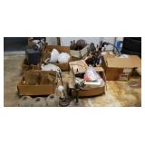 Huge Lot Of Antique and Vintage Lighting and