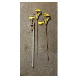Two 30" Quick Clamps, 1 Bar Clamp