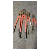 4 Sets of Bolt Cutters