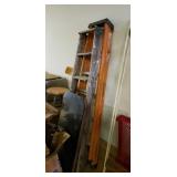 2 Ladders, Fiberglass and Wood