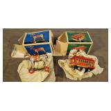 2 Tin Toy Ornaments