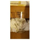 2 Bixes of Fancy Crystal Serving Glasses