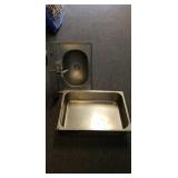 Stainless Steel NSF Sink and Big Stainless Pan