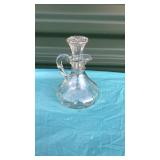 Vintage Glass Cruit With Stopper