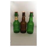 Grolsch Premium Lager Bottles With Latching Lids