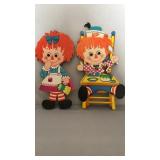 Raggedy Ann and Andy Wall Decorations