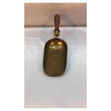 Solid Brass Scoop With Wooden Handle