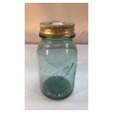 Ball Fruit Canning Jar. Ceramic Cap