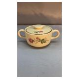 Fine China Double Handle Sugar Bowl