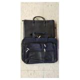 2 Black Leather Briefcases