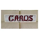 48in.x12in. Cards Staind Glass