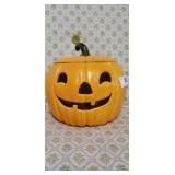 10in. Lighted Ceramic JackOff Lantern