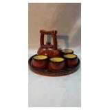 Pier 1 Imports Earthenware Hot Tea Set