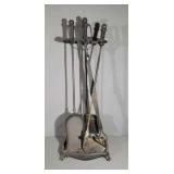 Hand Hammered Blacksmith Made Fire Set